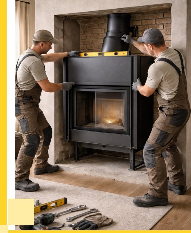 Установка каминных топок в Ханты-Мансийске под ключ от 18376 р. | ЭриданХнт