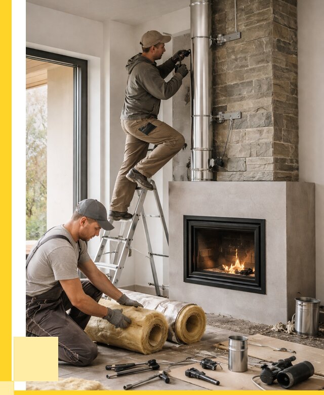 Монтаж дымоходов для каминов в Ханты-Мансийске от 15314 р. ЭриданХнт