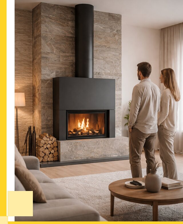 Закрытые камины под ключ в Ханты-Мансийске от 122508 р., ЭриданХнт