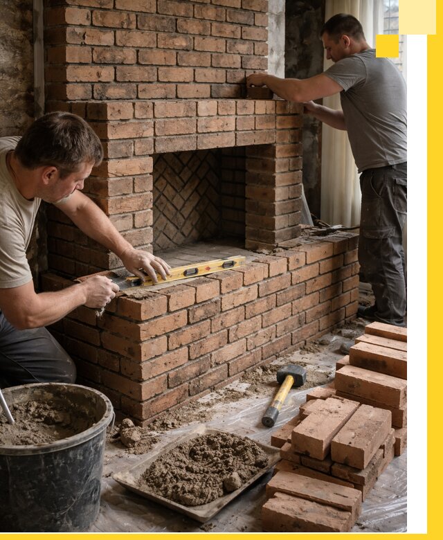 Изготовление и установка кирпичных каминов в Ханты-Мансийске