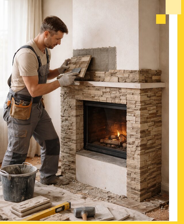 Изготовление и монтаж каминов для дома под ключ в Ханты-Мансийске