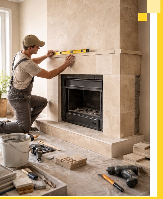 Установка и монтаж каминов в частном доме под ключ в Ханты-Мансийске