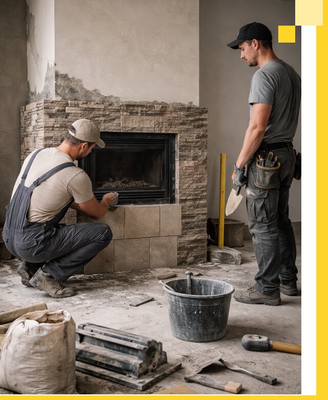 Камины под ключ в Ханты-Мансийске: проект, изготовление и монтаж