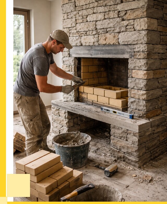 Кладка каминов и камина в Ханты-Мансийске от 25523 р. ЭриданХнт