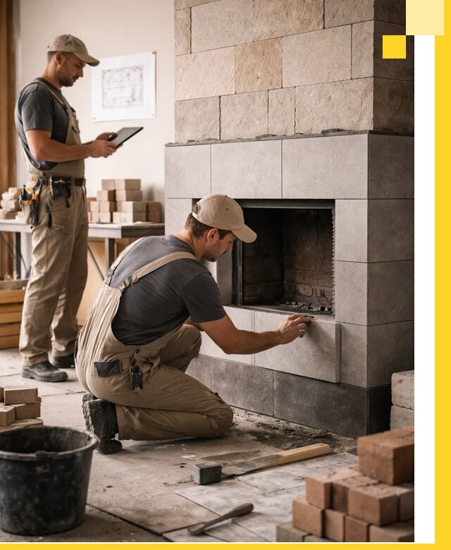 Индивидуальные проекты каминов и каминных систем в Ханты-Мансийске