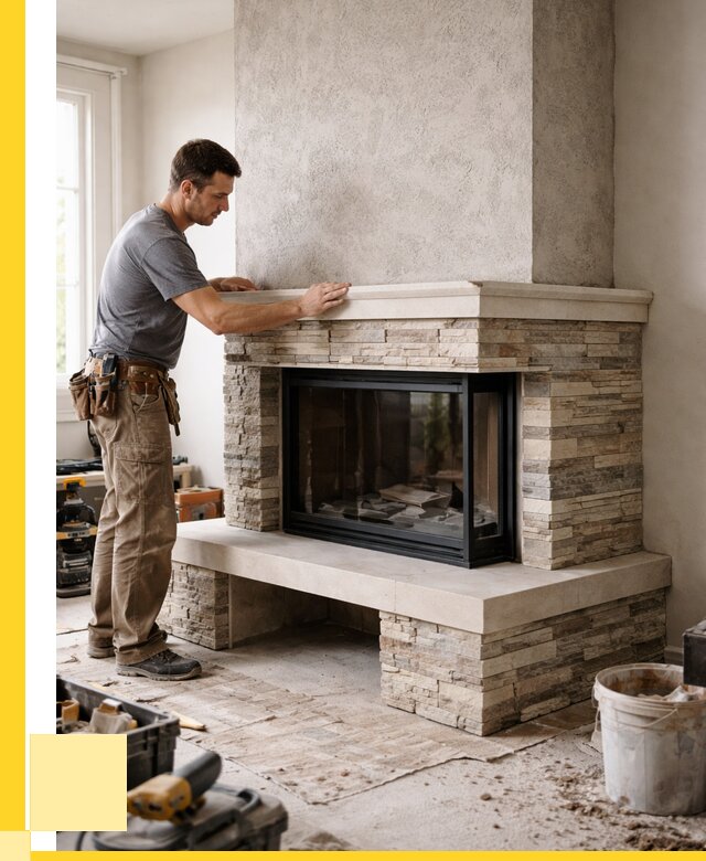 Изготовление каминов под ключ в Ханты-Мансийске от 153135 р. | ЭриданХнт