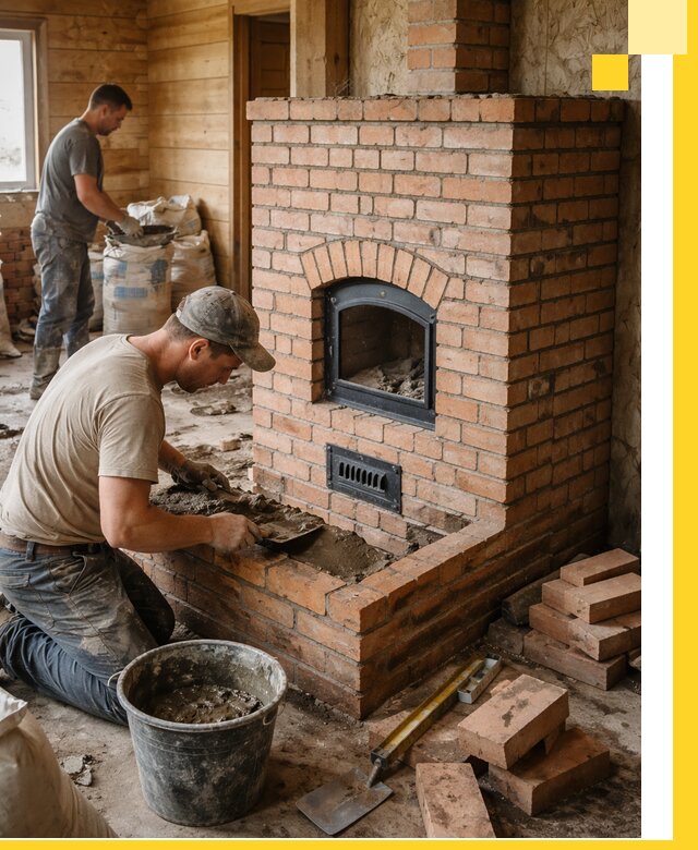 Профессиональное строительство печей в Ханты-Мансийске под ключ