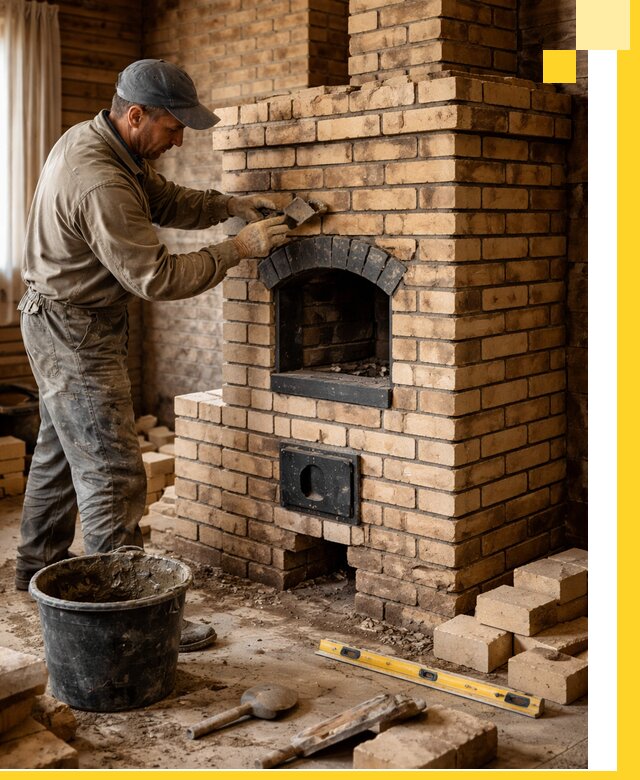 Кирпичные печи под ключ в Ханты-Мансийске: проектирование и кладка