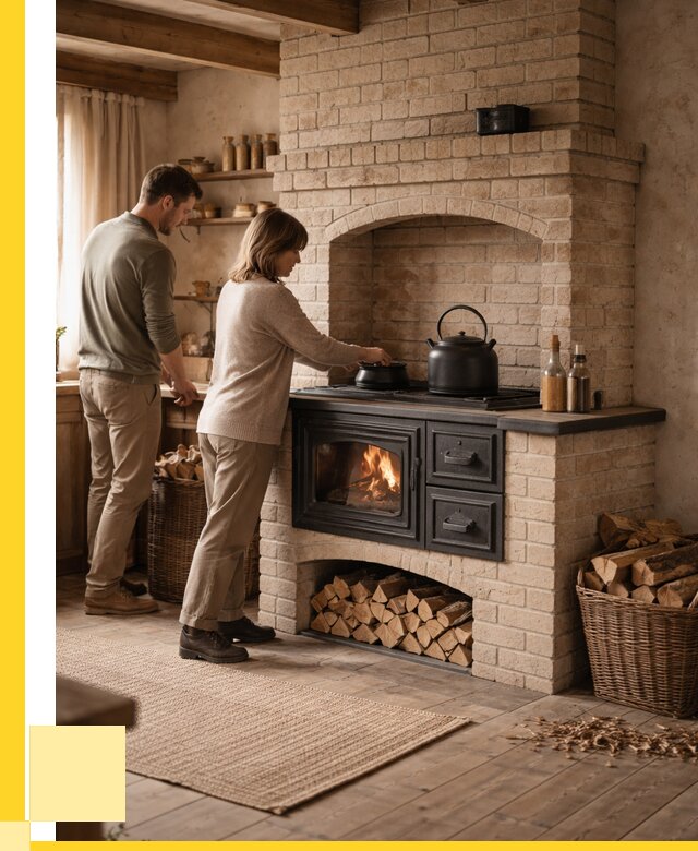 Печи с плитой в Ханты-Мансийске от 45941 р. | ЭриданХнт — кирпичная печь