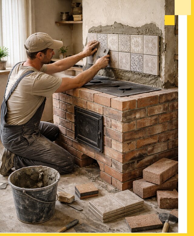 Печи с плитой на заказ монтаж гарантия и сервис в Ханты-Мансийске