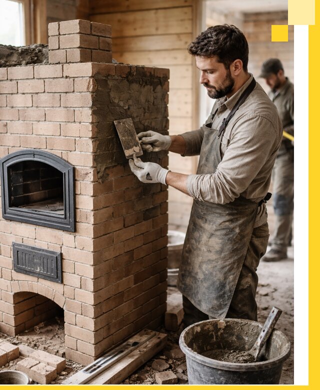 Изготовление и установка печей-шведок под ключ в Ханты-Мансийске