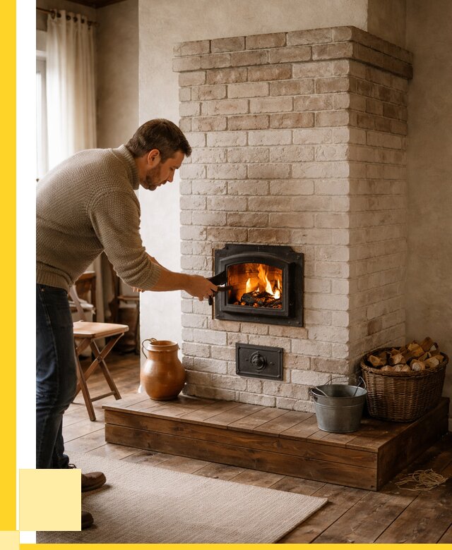 Печь голландка из кирпича в Ханты-Мансийске от 86777 р. | ЭриданХнт