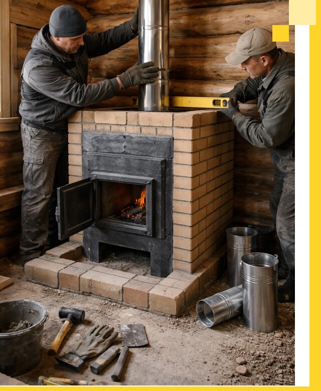 Проектирование, изготовление и установка банных печей в Ханты-Мансийске