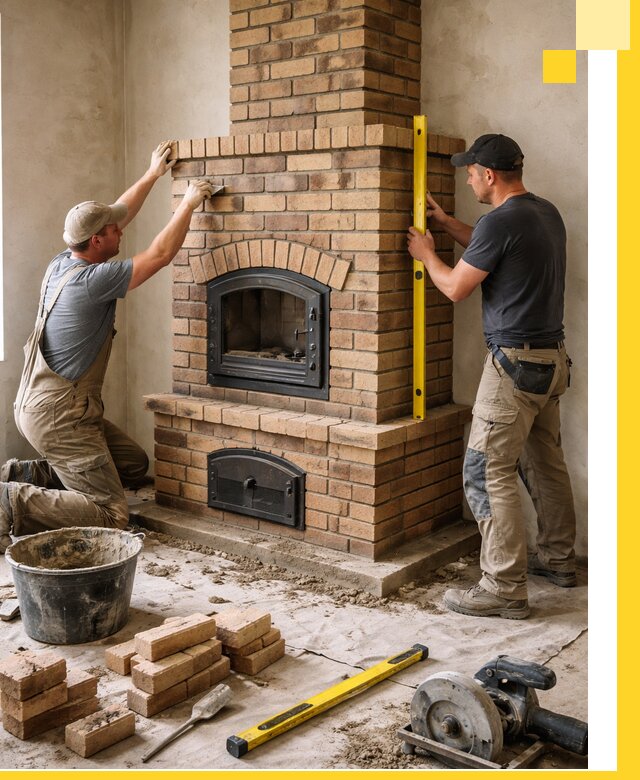 Продажа и установка печей и каминов для дома под ключ в Ханты-Мансийске