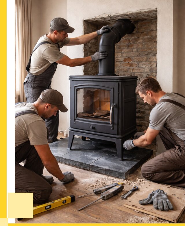 Монтаж печи камина в частном доме в Ханты-Мансийске от 25523 р. | ЭриданХнт