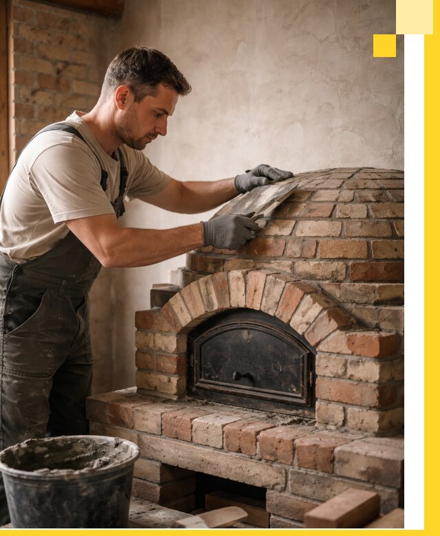 Изготовление и монтаж помпейских печей на заказ в Ханты-Мансийске