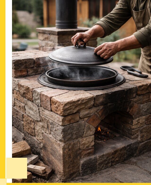 Печи для казана в Ханты-Мансийске по цене от 18376 р. | ЭриданХнт