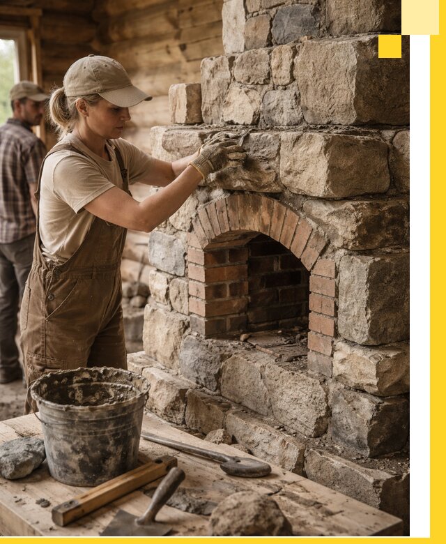 Каменные печи на заказ и монтаж в Ханты-Мансийске, долговечные решения