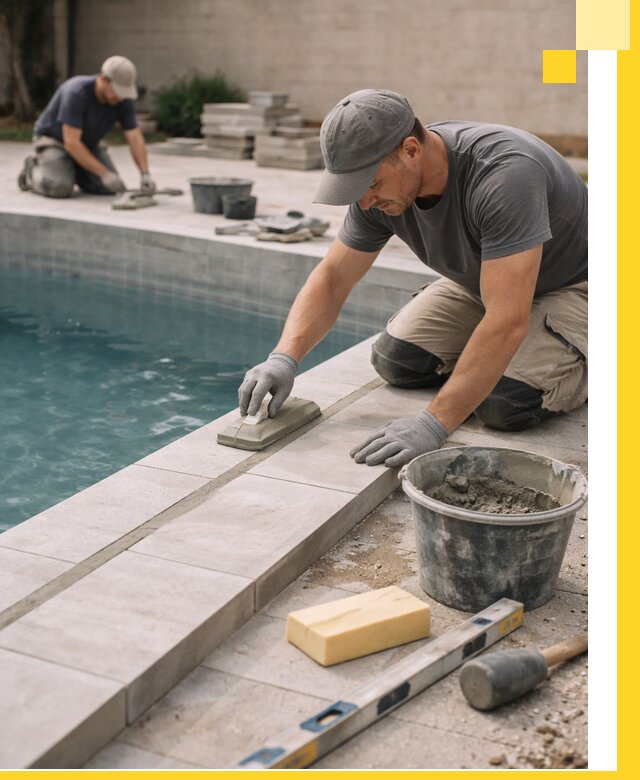 Отделка бассейнов в Ханты-Мансийске: декоративная отделка и гидроизоляция