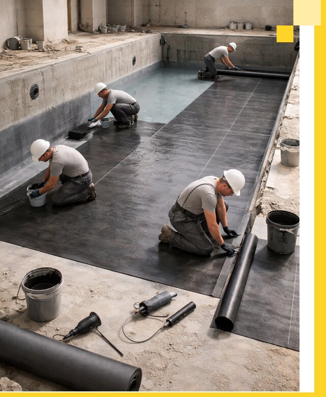 Профессиональная гидроизоляция бассейнов и чаш в Ханты-Мансийске под ключ