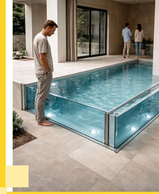 Стеклянные бассейны в Ханты-Мансийске от 1225080 р. | ЭриданХнт — мозаика