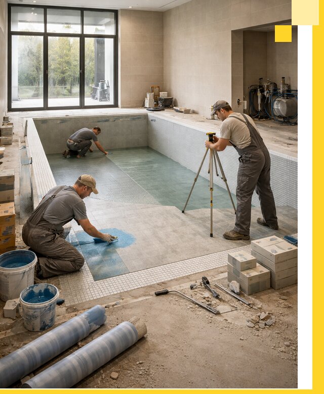 Проект и строительство закрытых бассейнов в Ханты-Мансийске под ключ