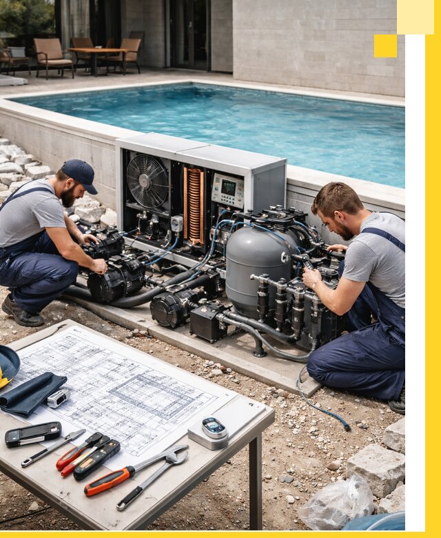 Проектирование и монтаж бассейнов с подогревом в Ханты-Мансийске