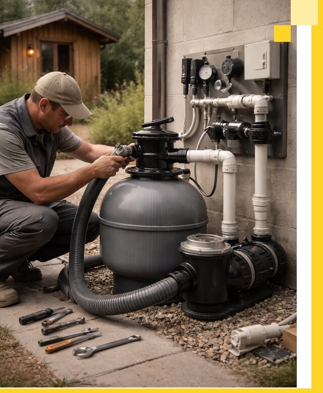 Продажа и монтаж фильтров и насосов для бассейнов в Ханты-Мансийске