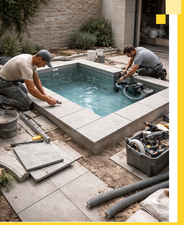 Мини бассейны под ключ в Ханты-Мансийске, дизайн и установка