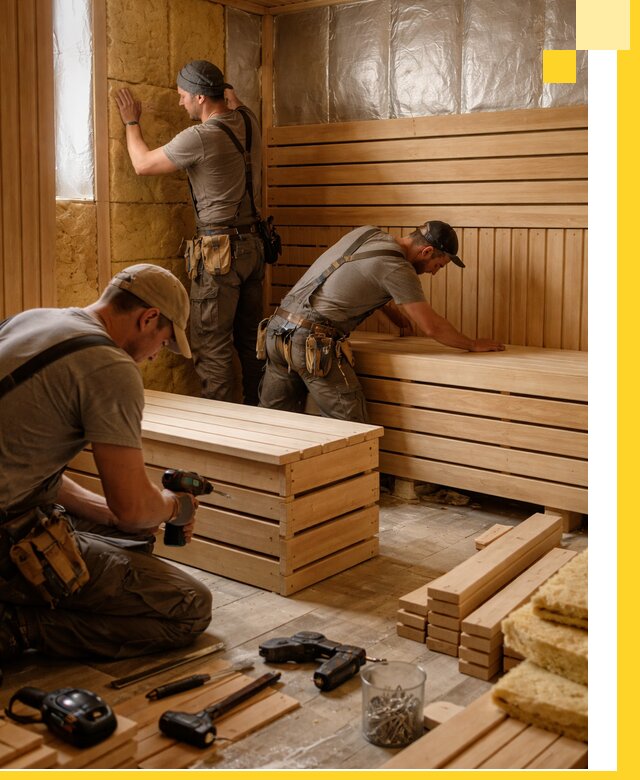 Профессиональное строительство саун под ключ в Ханты-Мансийске