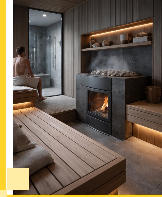Проект сауны в частном доме в Ханты-Мансийске от 35732 р. | ЭриданХнт