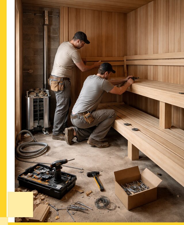 Монтаж саун под ключ в Ханты-Мансийске от 122508 р. | ЭриданХнт
