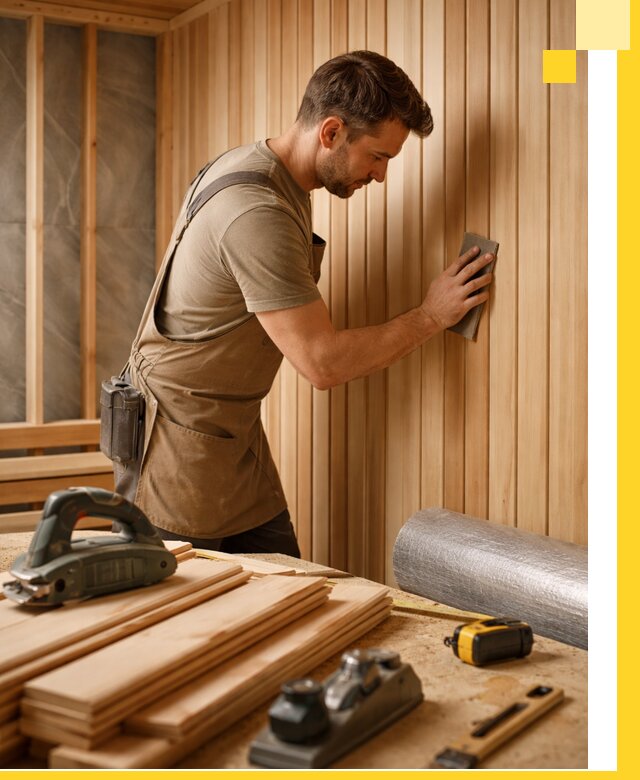 Профессиональная отделка саун и парных под ключ в Ханты-Мансийске