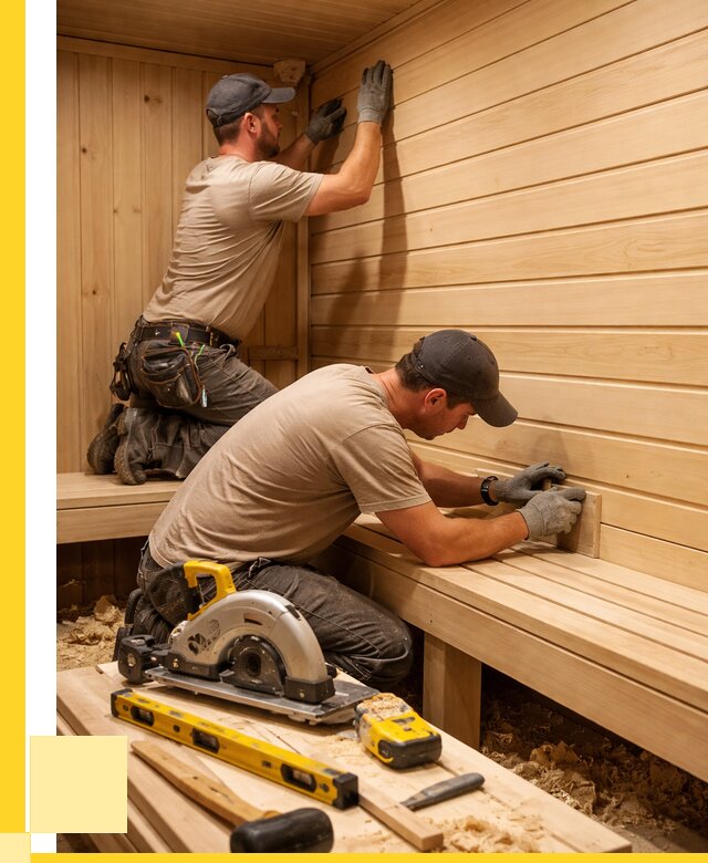 Обшивка саун вагонкой в Ханты-Мансийске от 2552 р. | ЭриданХнт