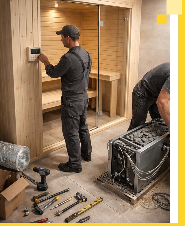 Поставка, установка и монтаж электрических саун в Ханты-Мансийске