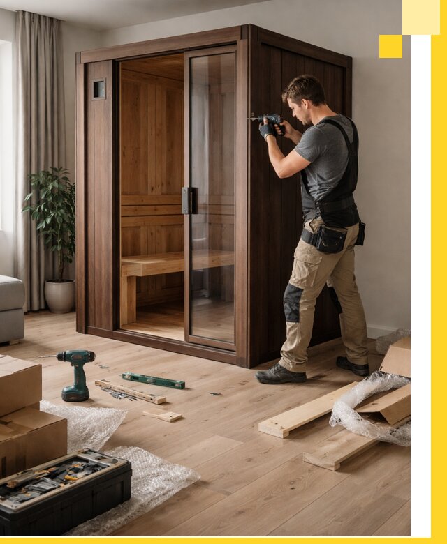 Установка и производство мини саун под ключ в Ханты-Мансийске