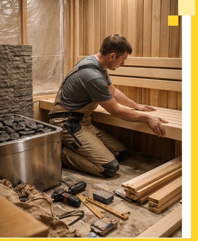 Сауны для дома под ключ с проектированием и монтажом в Ханты-Мансийске