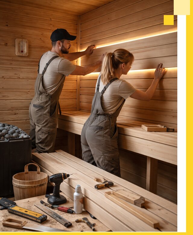 Дизайн саун и бань под ключ с индивидуальным проектом в Ханты-Мансийске