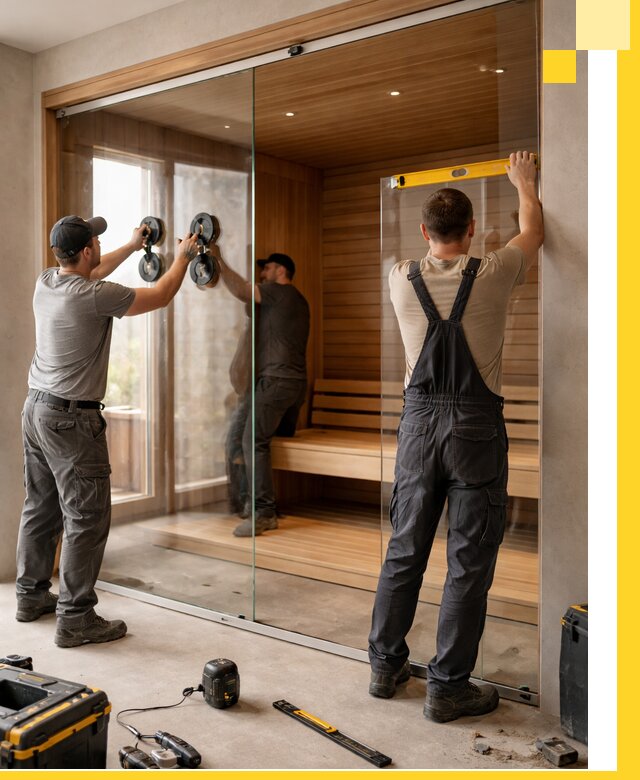 Производство и монтаж стеклянных саун под ключ в Ханты-Мансийске