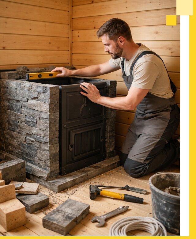 Производство и установка печей для саун под ключ в Ханты-Мансийске