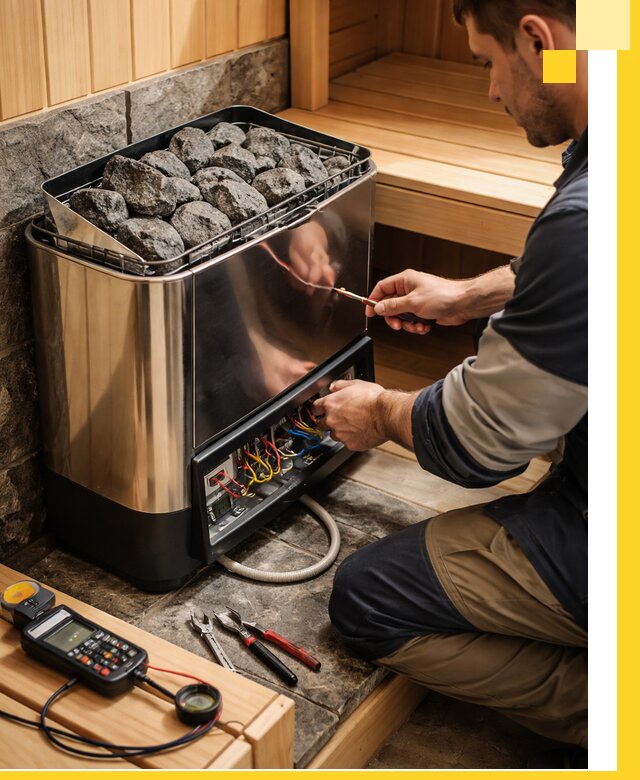 Продажа и установка электрокаменок для саун в Ханты-Мансийске