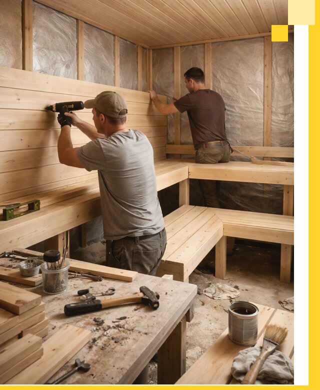 Профессиональная отделка бань и саун под ключ в Ханты-Мансийске