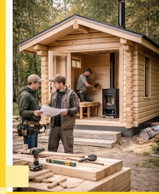 Монтаж бань под ключ в Ханты-Мансийске — от 204180 р. | ЭриданХнт