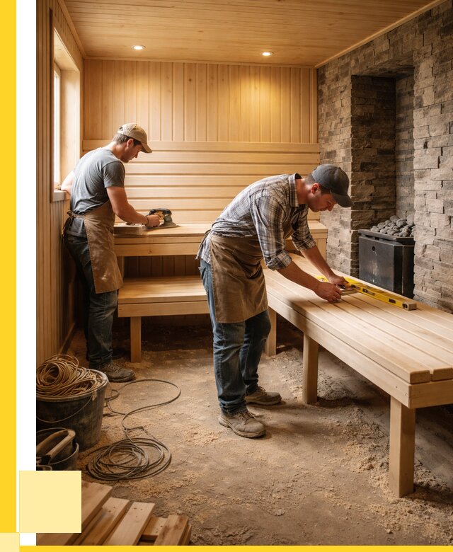 Отделка бани в Ханты-Мансийске: внутренняя отделка от 3063 р. | ЭриданХнт