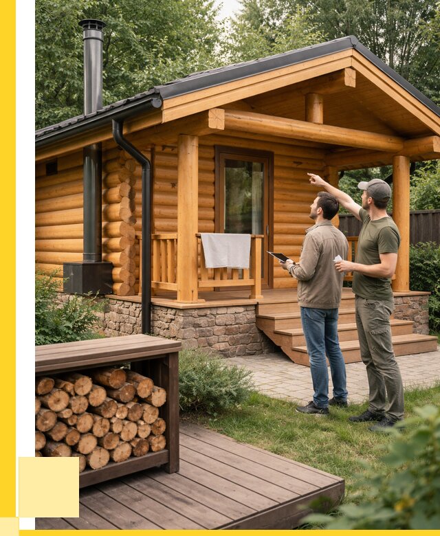 Бани для дачи под ключ в Ханты-Мансийске от 255225 р. | ЭриданХнт