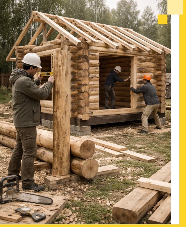 Строительство бань для дачи под ключ в Ханты-Мансийске с доставкой и монтажом