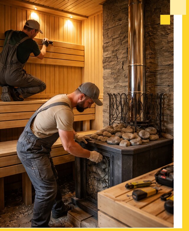 Комплексный дизайн бань, саун и зон отдыха в Ханты-Мансийске