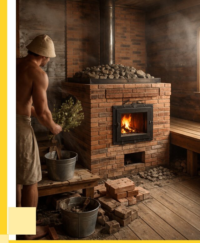 Кирпичные банные печи в Ханты-Мансийске от 91881 р. | ЭриданХнт