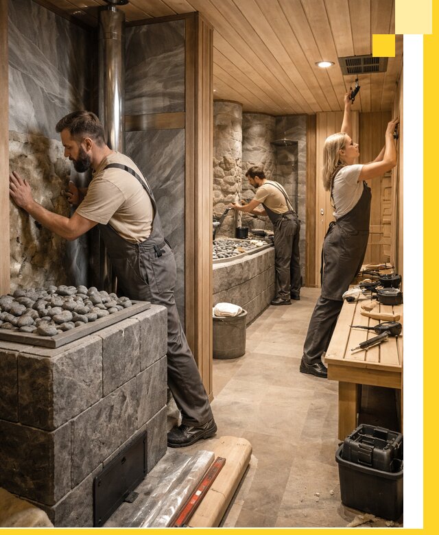 Строительство бань и SPA процедур в Ханты-Мансийске под ключ и отделкой