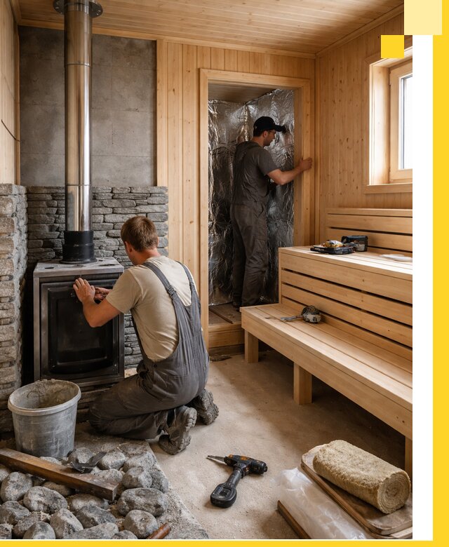 Строительство и изготовление бань под ключ в Ханты-Мансийске